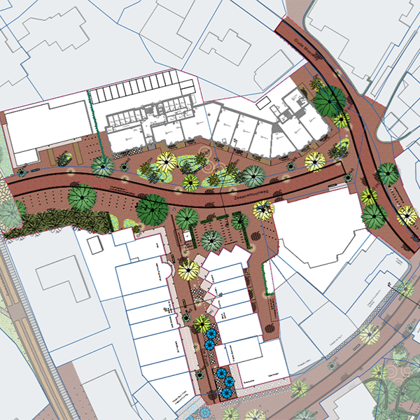 Herinrichting centrum, Oude Moolweg en Zeeannemoonweg, Renesse